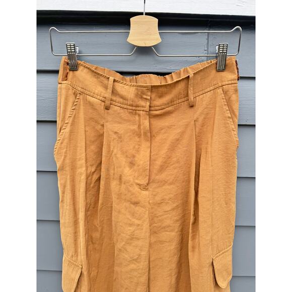 SILVIA TCHERASSI Darnell Cargo Pant Camel Medium M - Picture 4 of 9